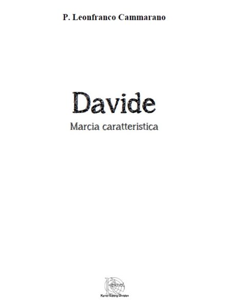 Davide, marcia caratteristica